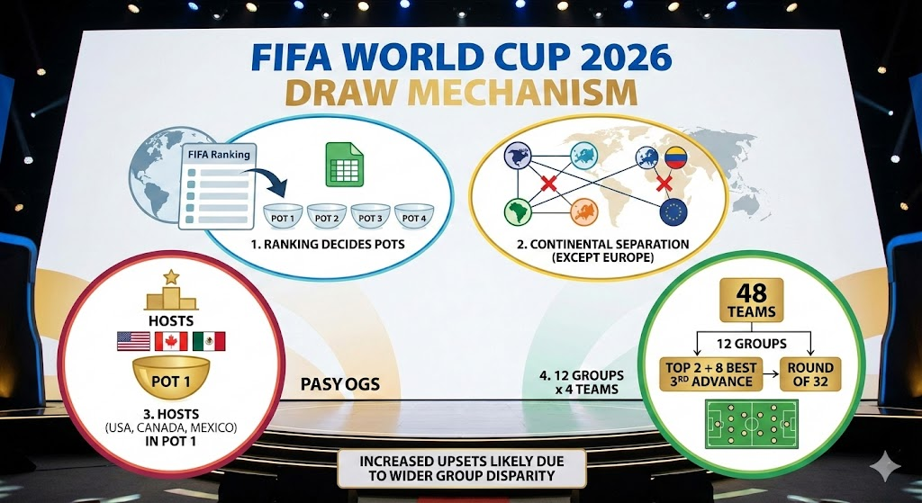 2026 世界盃抽籤與死亡之組解析|FIFA 分組規則、爆冷機率與通博娛樂城盤口觀察